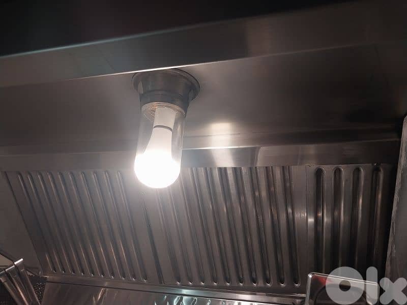 عدة مطعم كاملة للبيع grill fryer hood 5