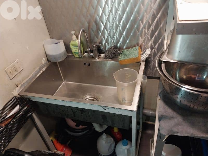 عدة مطعم كاملة للبيع grill fryer hood 6