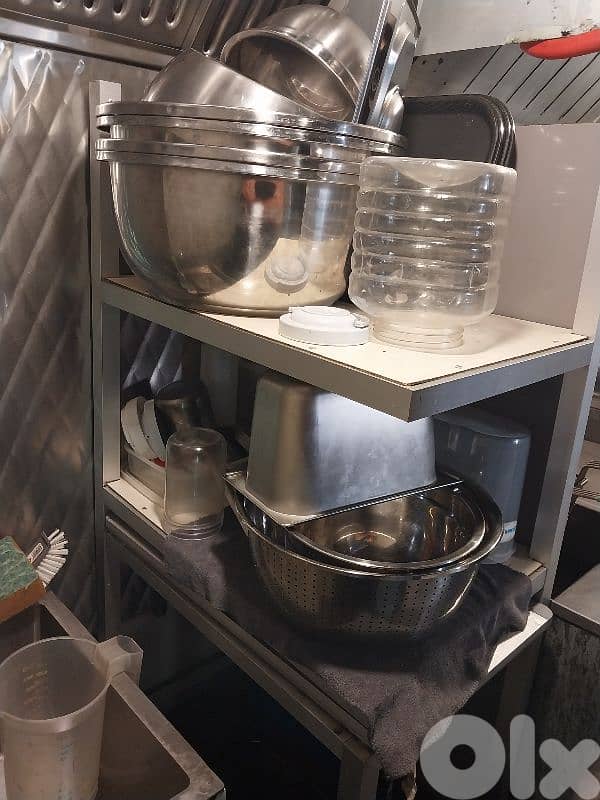 عدة مطعم كاملة للبيع grill fryer hood 7