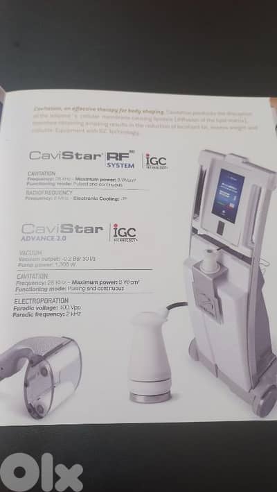 Cavistar Advance 2.0 machine
