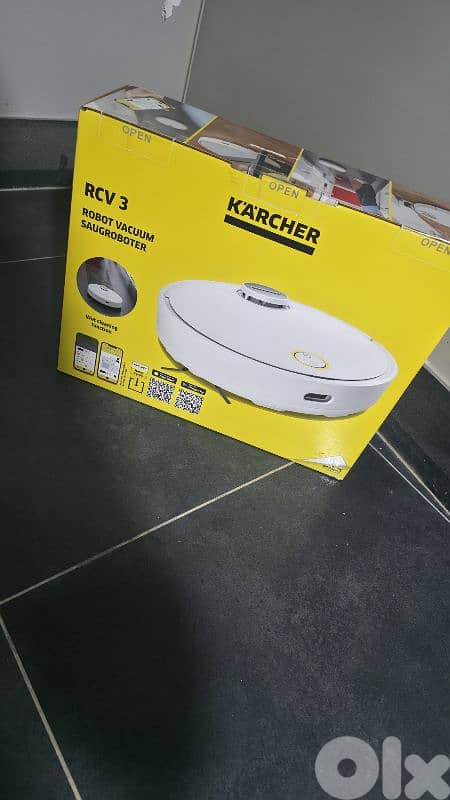 Karcher RCV 3 Robot Vacuum Cleaner with Wiping - Made Germany 1