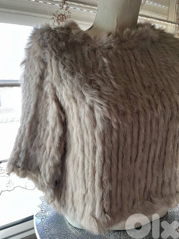 REAL MINK CROPPED TOP WORN ONCE 8