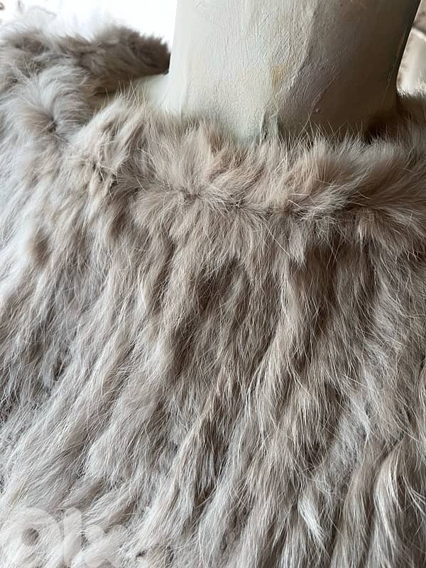 REAL MINK CROPPED TOP WORN ONCE 9