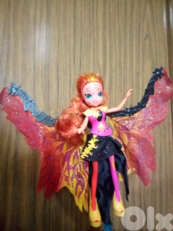 EQUESTRIA MY LITTLE PONY SHIMMER BUTTERFLY great doll+wings+boots=25$ 6