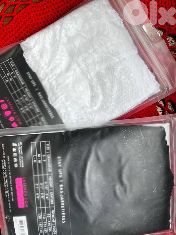 LASENZA BAS JARRETIERE new in bag 3