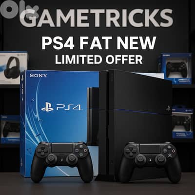 PS4 FAT 500GB NEW REFURB super deal with free extra joystick