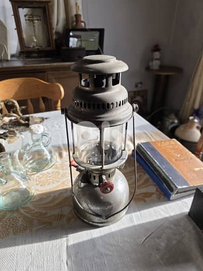 فانوس كاز ضغط قديم (كيروسين) – فانوس رحلات/تخييم أنتيك