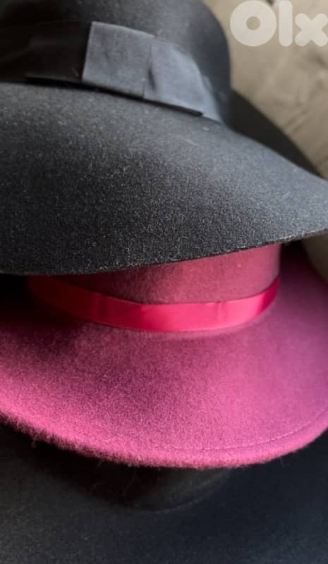 RIVER ISLAND NEW felt fedora hats 0