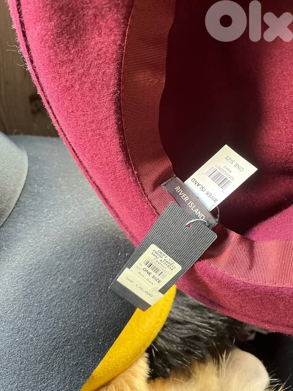 RIVER ISLAND NEW felt fedora hats 3