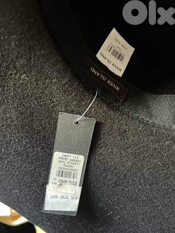 RIVER ISLAND NEW felt fedora hats 7