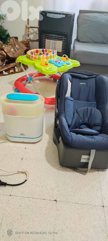 Car seat with youpala and sensitizer 1