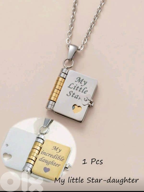 Book Necklace for Daughter 0