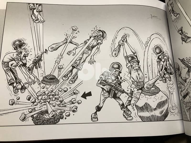 اضخم مجلد كاريكاتير سياسي في العالم العربي 1