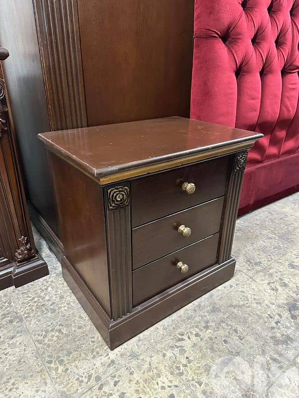 اوضة نوم خشب زان ولاتي كلا ملبسة قشرة زان خزانة 3 امتار 11