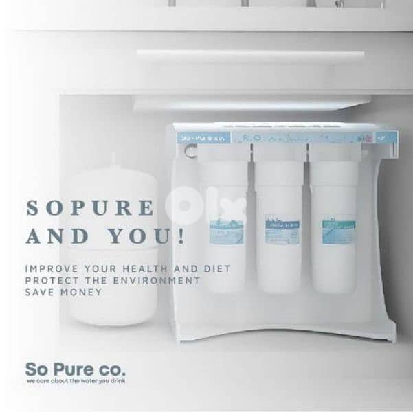 water filter system. UV RO. So pur. Made in usa,barely usedفيلتر مياه 0