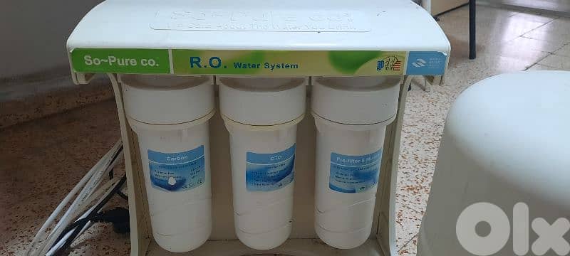 water filter system. UV RO. So pur. Made in usa,barely usedفيلتر مياه 2