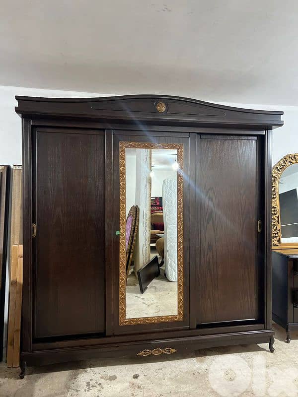 اوضة نوم سحاب خشب زان ولاتي كلا ملبسة قشر زان 4