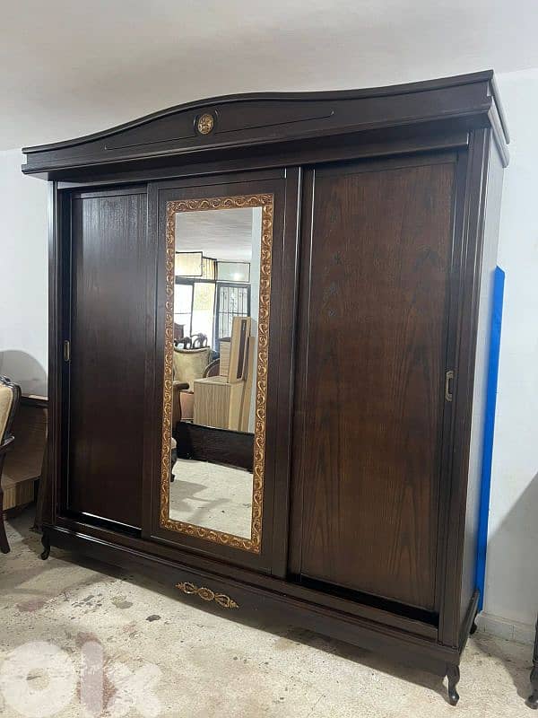 اوضة نوم سحاب خشب زان ولاتي كلا ملبسة قشر زان 5