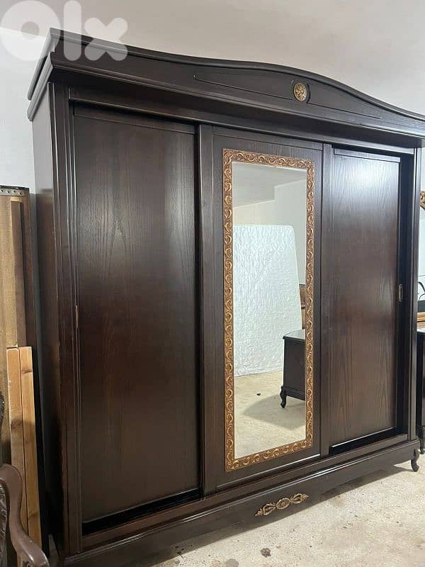 اوضة نوم سحاب خشب زان ولاتي كلا ملبسة قشر زان 13