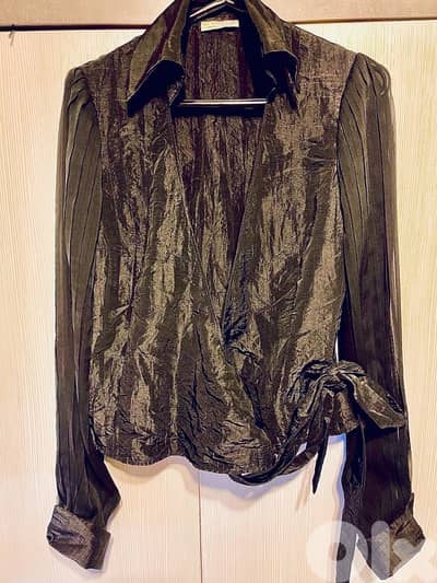 classy black Cache-coeur