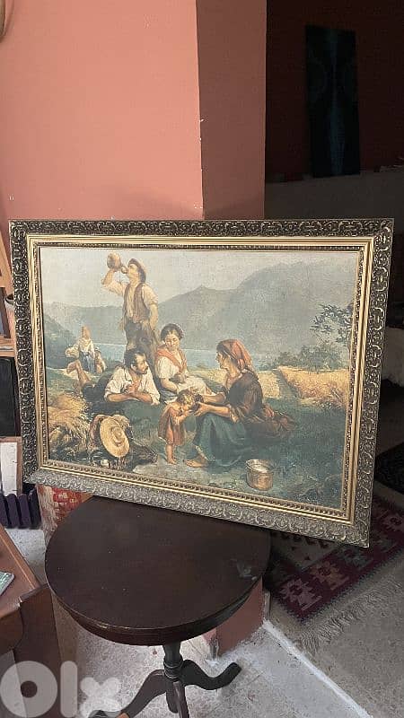 Vintage Antique Painting 0
