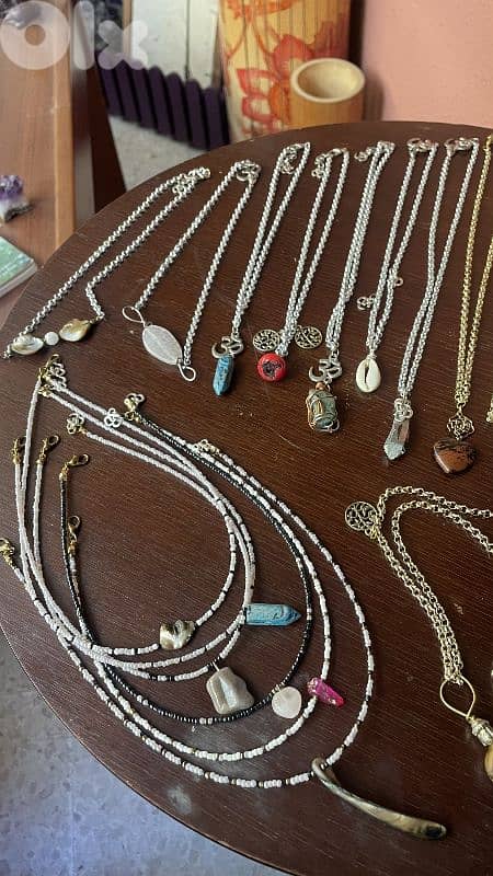 Necklaces earrings rings 2