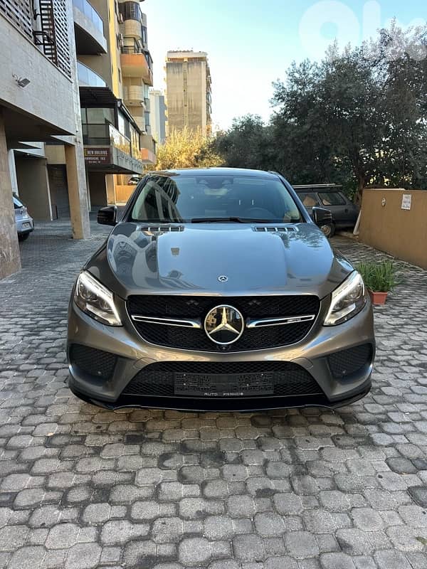 Mercedes GLE 43 AMG coupe 4matic 2018 gray on black (clean carfax) 0