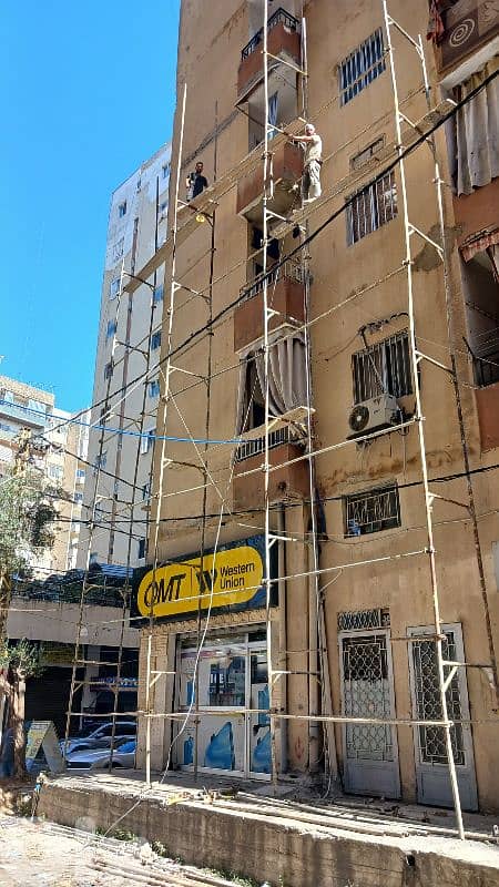 سقالات بناء خارجية للايجار 8