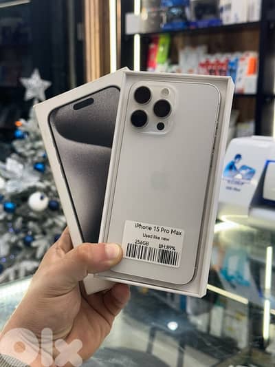 iPhone 15 ProMax 256Gb like new battery 88%
