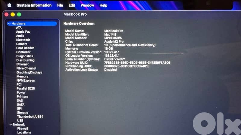 Macbook Pro M2 Pro (512 GB 16 RAM) Very Clean 3