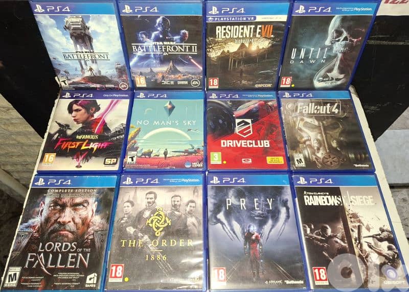 Ps4/Ps3 controllers copy A + used ps4/ps3 games 4