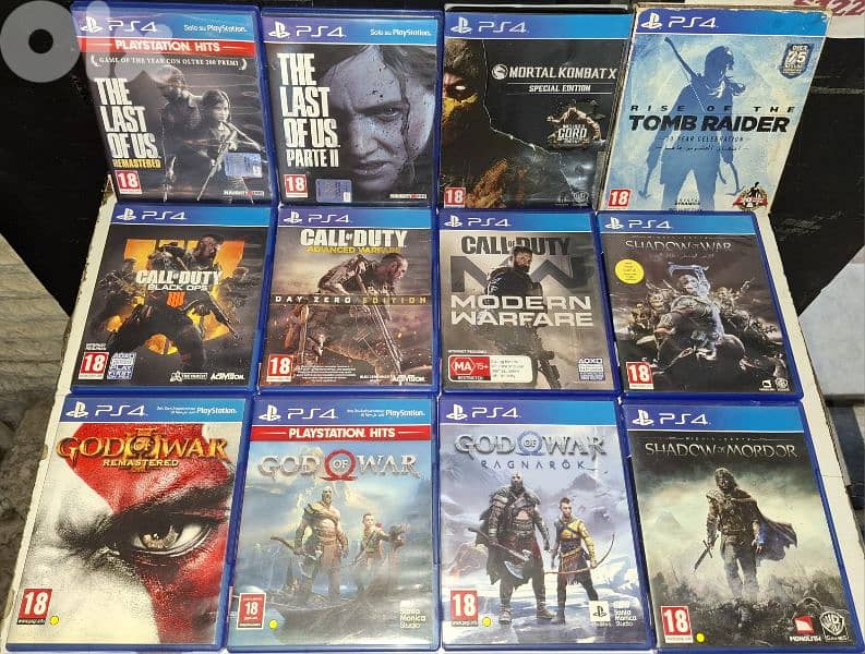 Ps4/Ps3 controllers copy A + used ps4/ps3 games 5