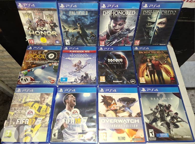 Ps4/Ps3 controllers copy A + used ps4/ps3 games 6