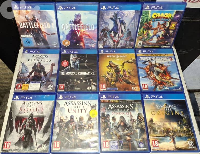 Ps4/Ps3 controllers copy A + used ps4/ps3 games 7