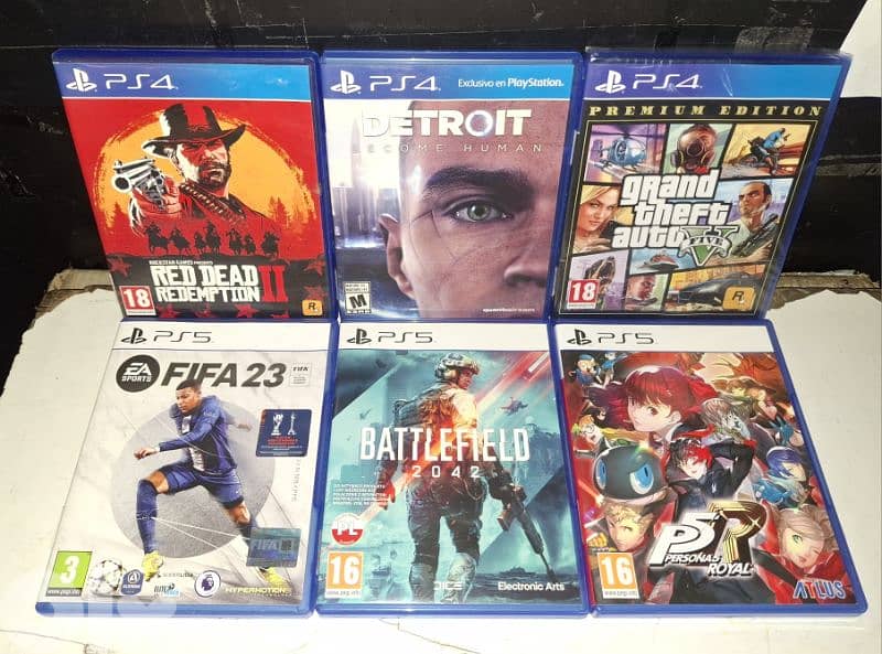 Ps4/Ps3 controllers copy A + used ps4/ps3 games 9