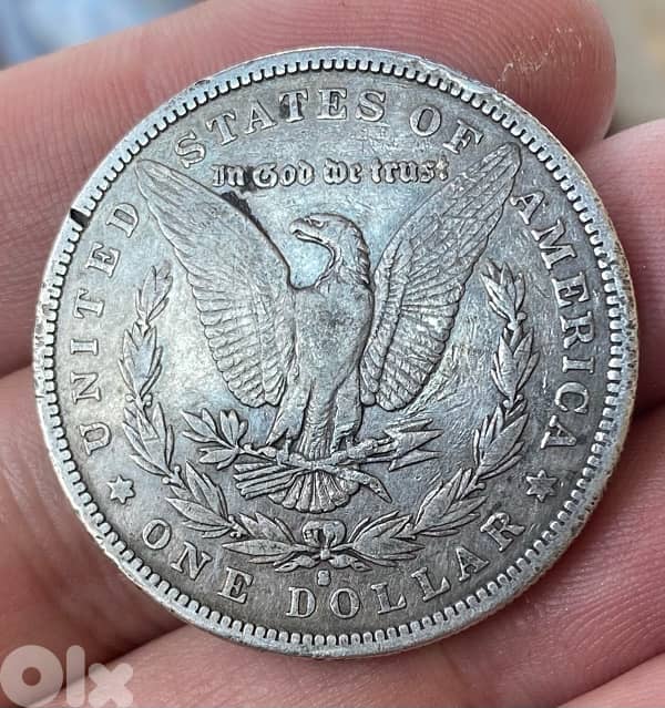 عملة عملات قديمة واحد دولار أميركي فضة مورغان سنة 1882s 1