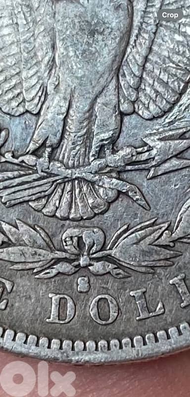 عملة عملات قديمة واحد دولار أميركي فضة مورغان سنة 1882s 2