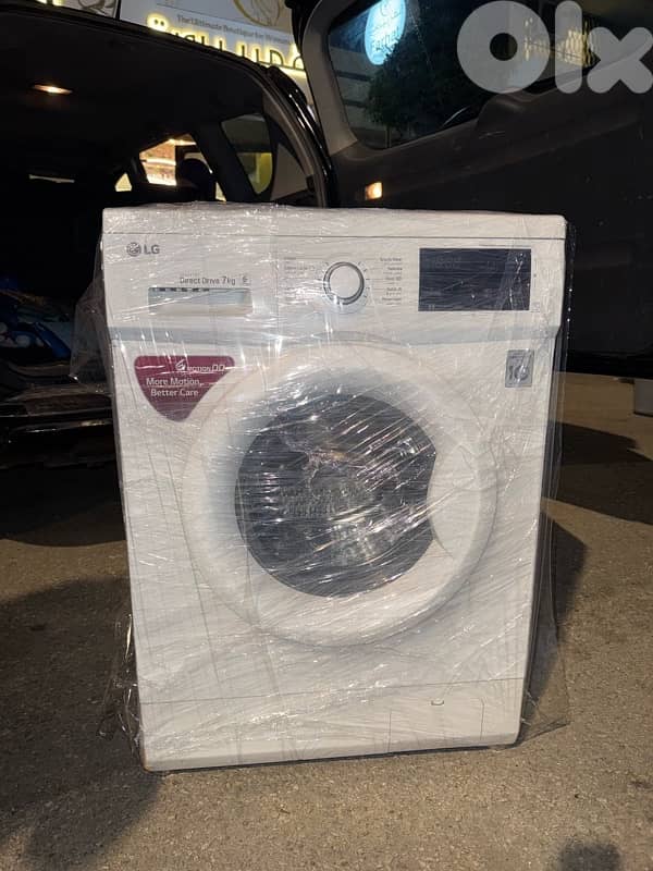 LG 7 kg, Front Load Washer 7kg, b3da sherke 2