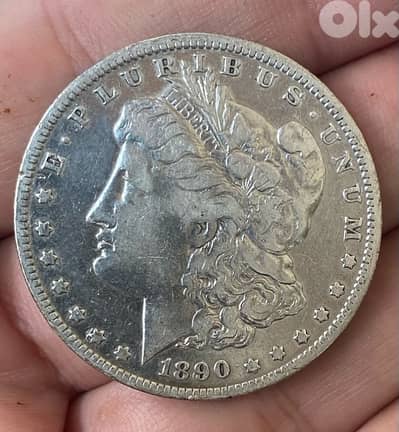 واحد دولار مورغان فضة سنة 1890o Morgan dollar