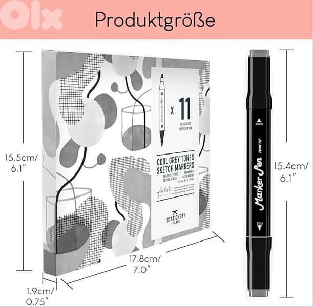 Artist Sketch Markers 6