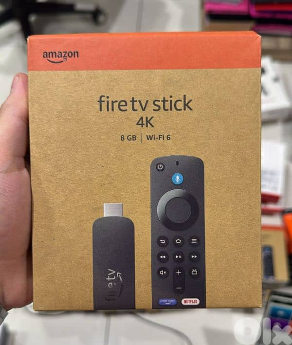 Amazon fire tv stick 4k (2nd gen) wifi 6 8gb 0