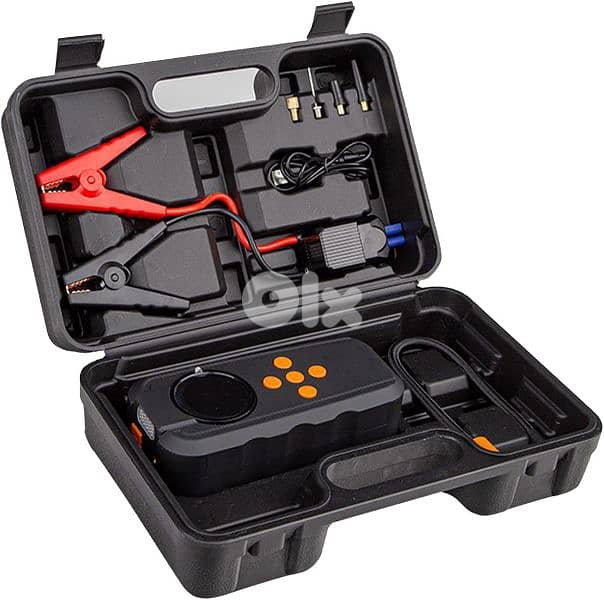 جهاز تشغيل السيارة ببطارية خارجية مع ضاغط هواء 12V 0