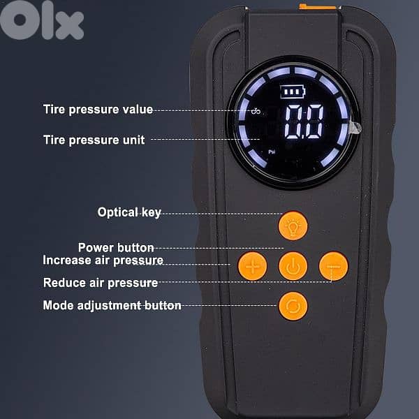 جهاز تشغيل السيارة ببطارية خارجية مع ضاغط هواء 12V 3