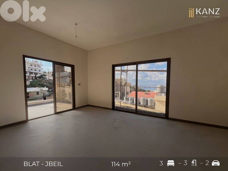 Apartment For Sale In  Blat - Jbeil - Lau - شقة للبيع في منطقة جبيل 0