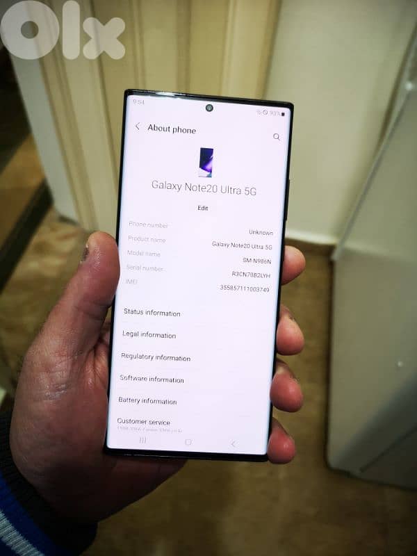 Samsung Galaxy Note 20 Ultra 5G ( 24 Gb Ram and 256 GB Memory) 11