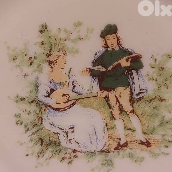 rare antique dinner set 55 pcs. 2