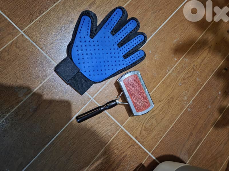 Cat litter box with drawer & litter scoop & 2 brush 8