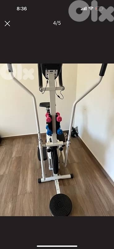 Elliptical Trainer / Stepper with Dumbbells – Excellent Condition 1