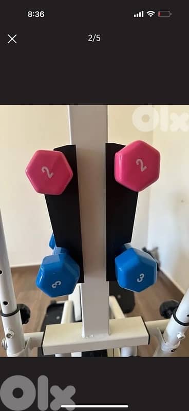 Elliptical Trainer / Stepper with Dumbbells – Excellent Condition 4