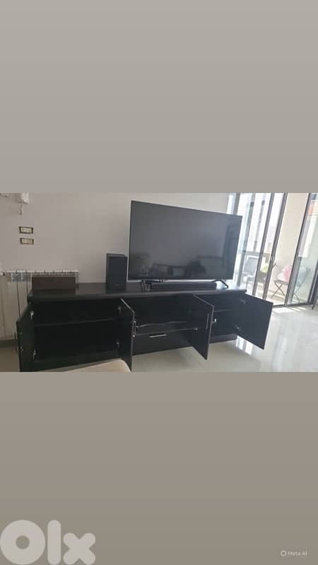 TV unit made of real wood ( خشب مظبوط مش بديل) 3